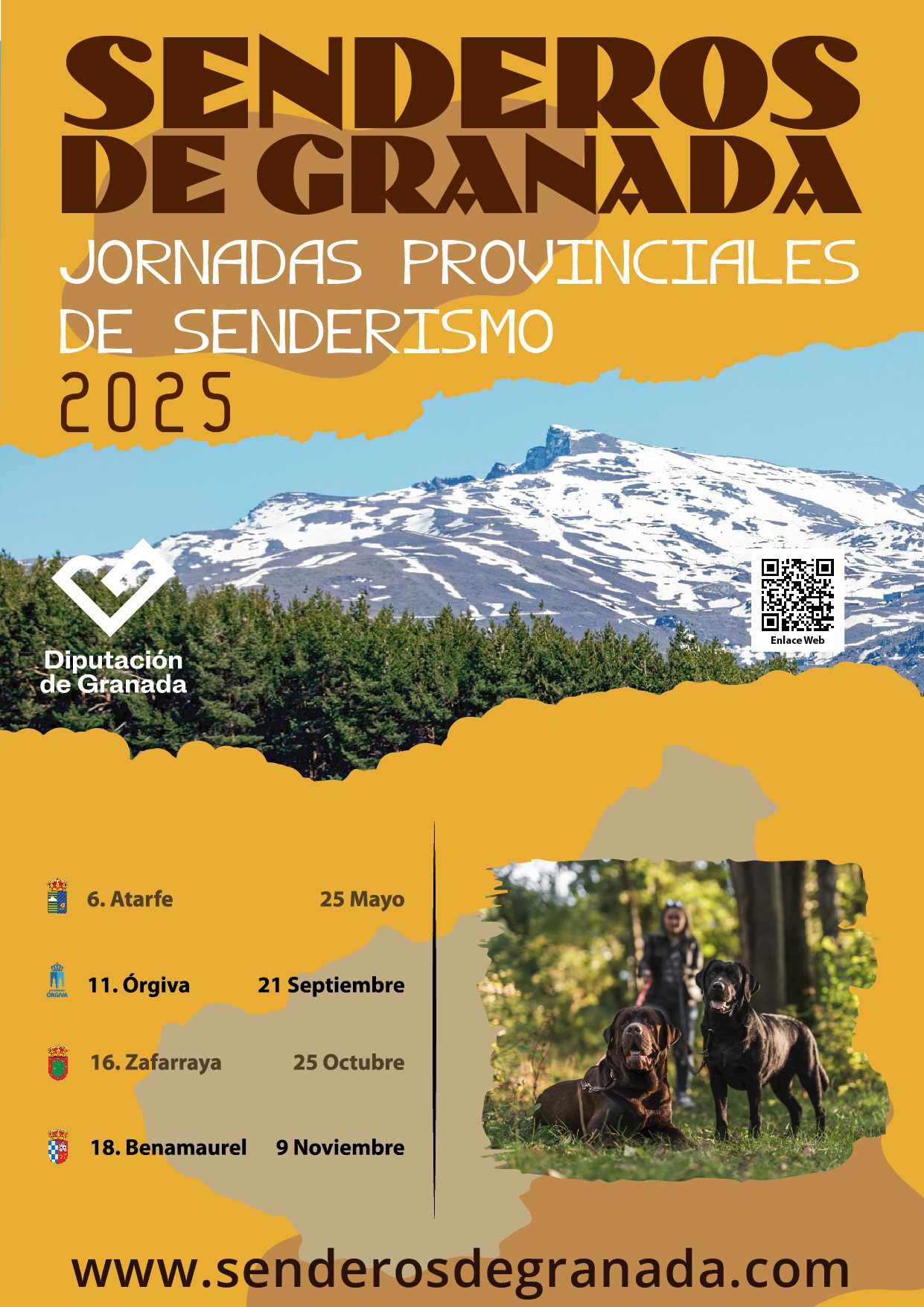 SENDEROS DE GRANADA - JORNADA 16. ZAFARRAYA - SEDE CANINA (AQUÍ SE INSCRIBE EL PARTICIPANTE QUE LLEVE EL PERRO)